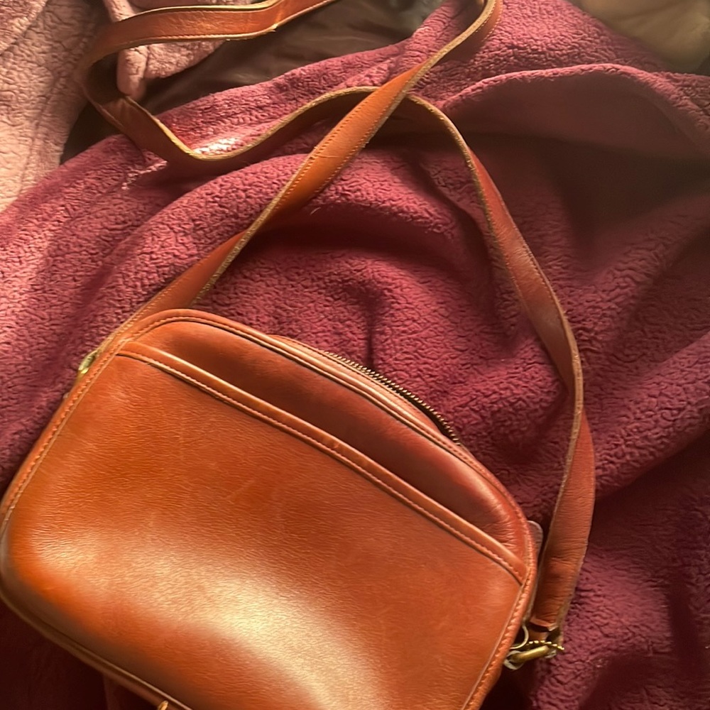 coach cross body bag in mid condition